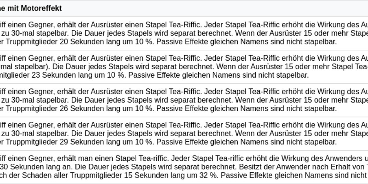 Ice Jade Teekanne: Team-Boost & Effekte